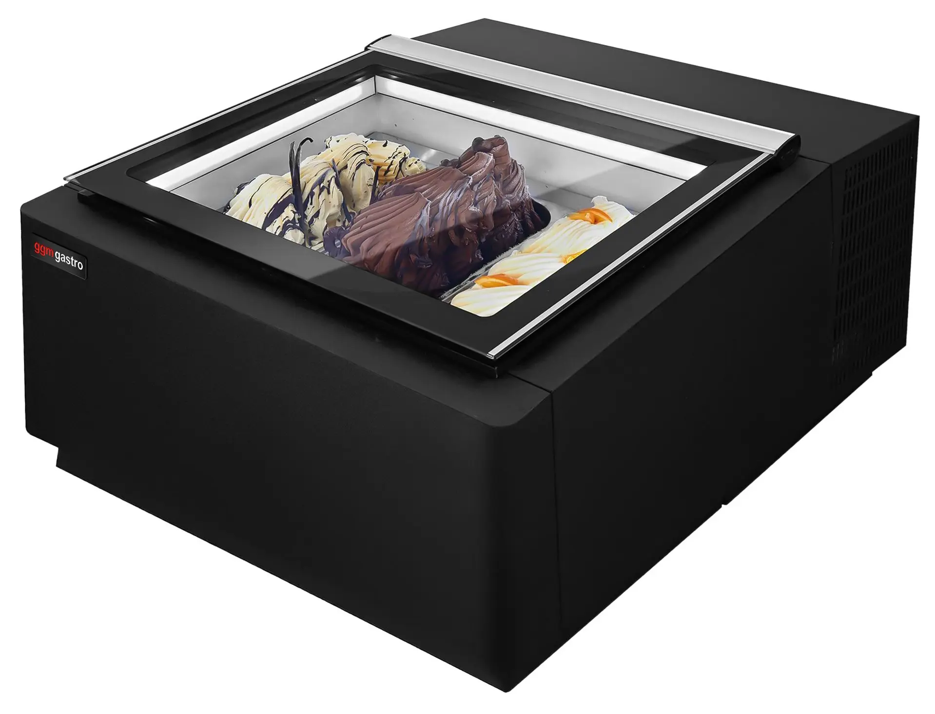 Витрина для мороженого GGM Gastro TEVHA67S (Black) - 3