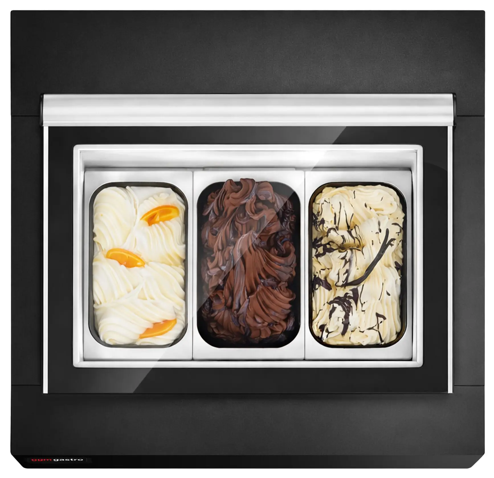 Витрина для мороженого GGM Gastro TEVHA67S (Black) - 5