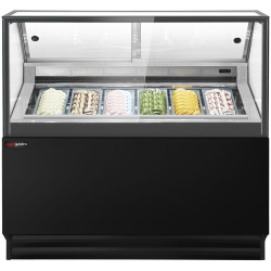 Vitrina pentru inghetata GGM Gastro Theo ETHA1310SN (Black) Thumb
