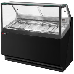Vitrina pentru inghetata GGM Gastro Theo ETHA1310SN (Black) Thumb