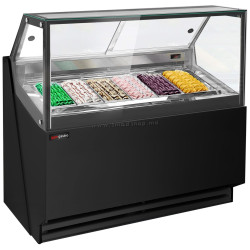 Vitrina pentru inghetata GGM Gastro Theo ETHA1310SN (Black)