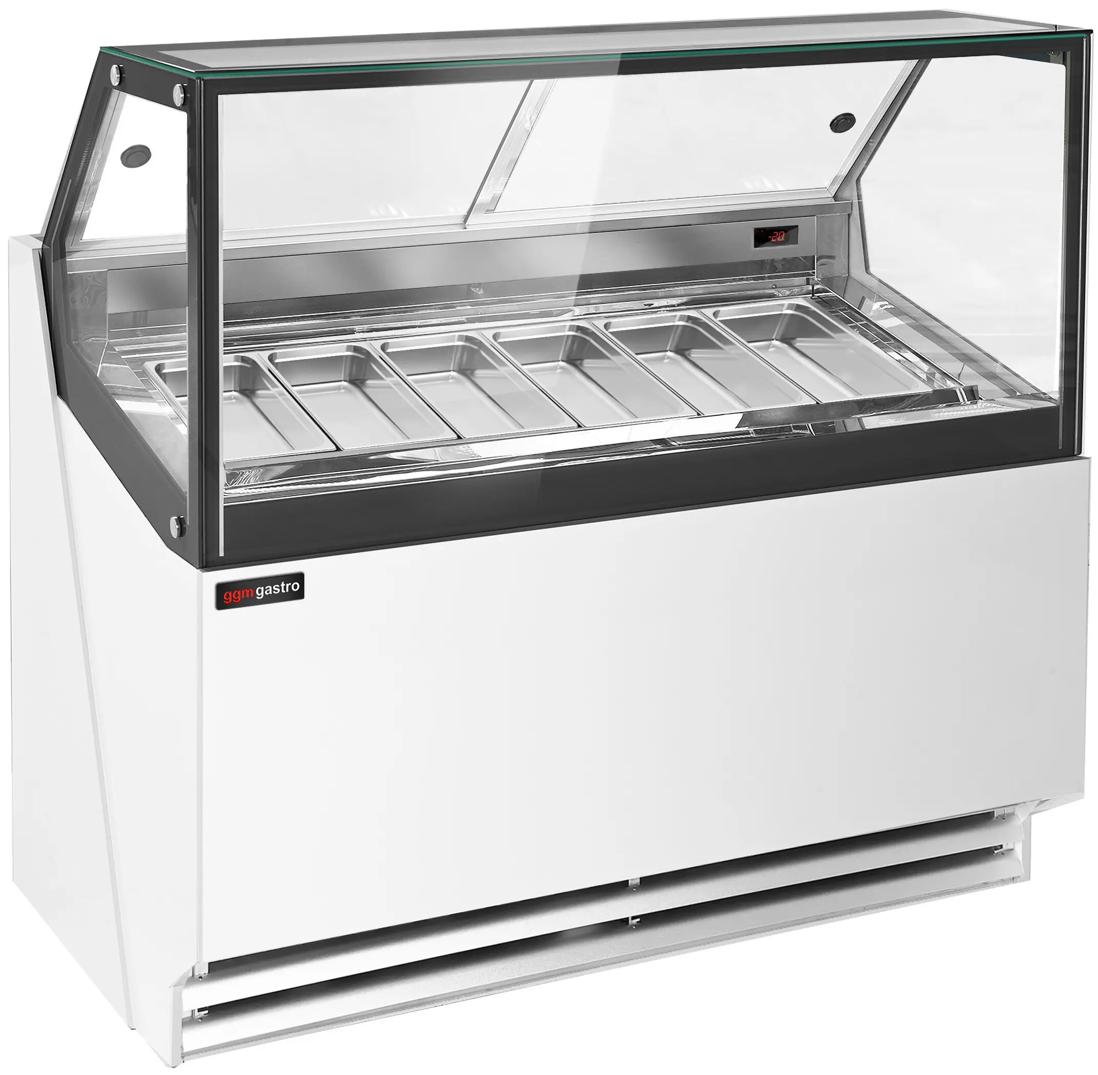 Витрина для мороженого GGM Gastro Theo ETHA1310W (White) - 2