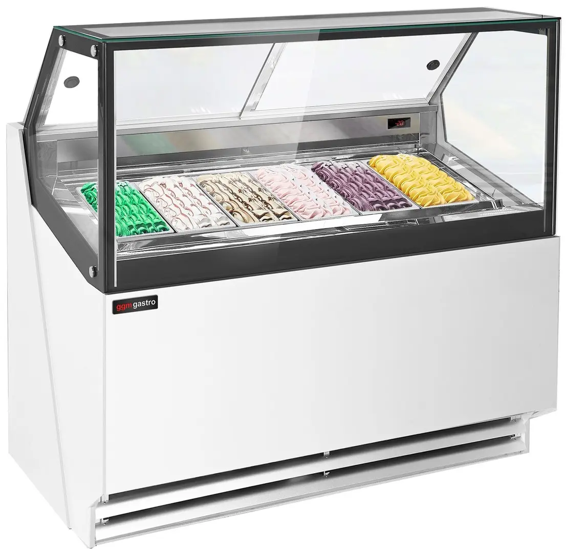 Витрина для мороженого GGM Gastro Theo ETHA1310W (White)
