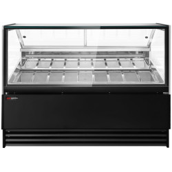 Vitrina pentru inghetata GGM Gastro Theo ETHA1710SN (Black) Thumb