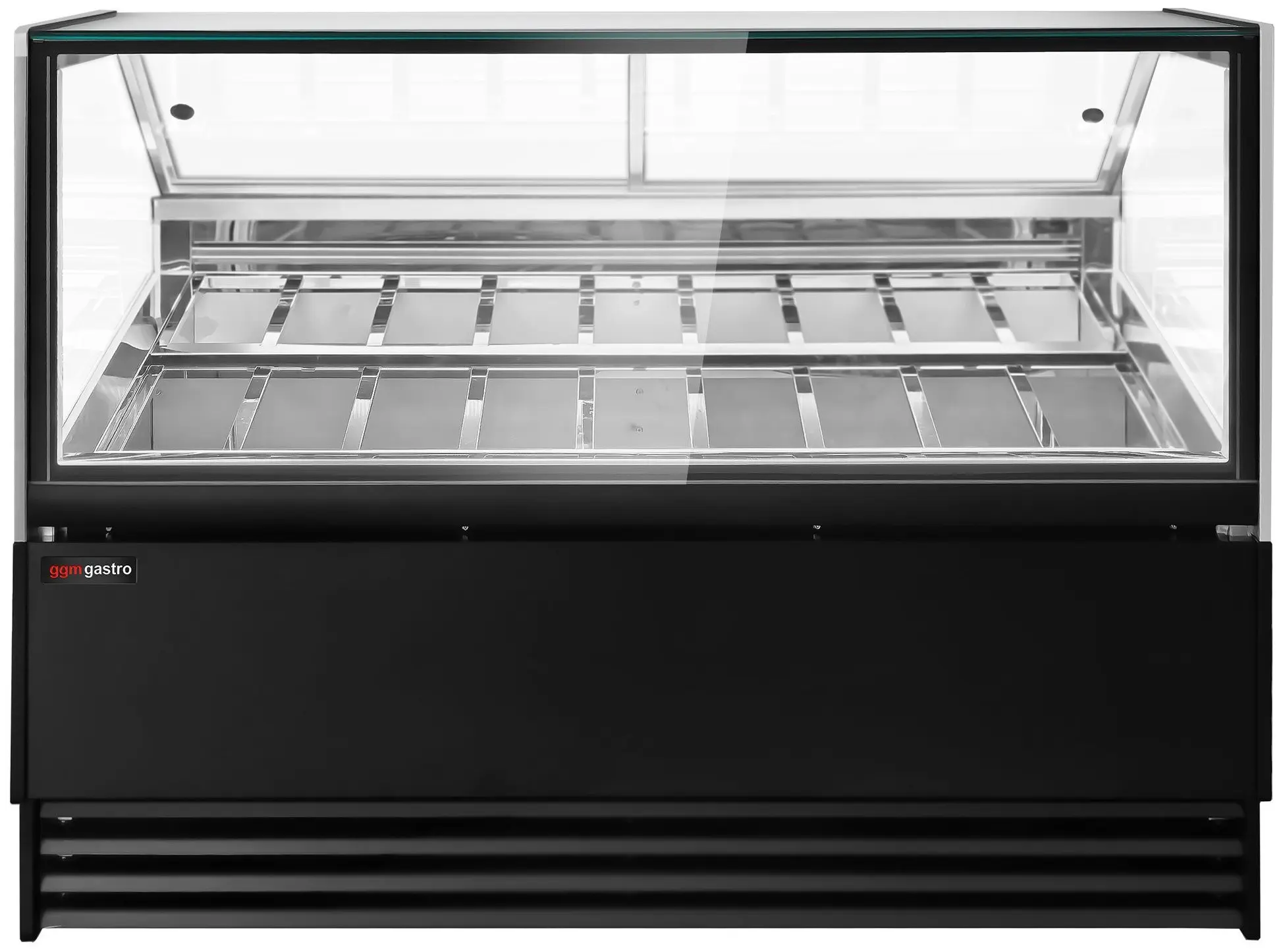 Vitrina pentru inghetata GGM Gastro Theo ETHA1710SN (Black) - 2