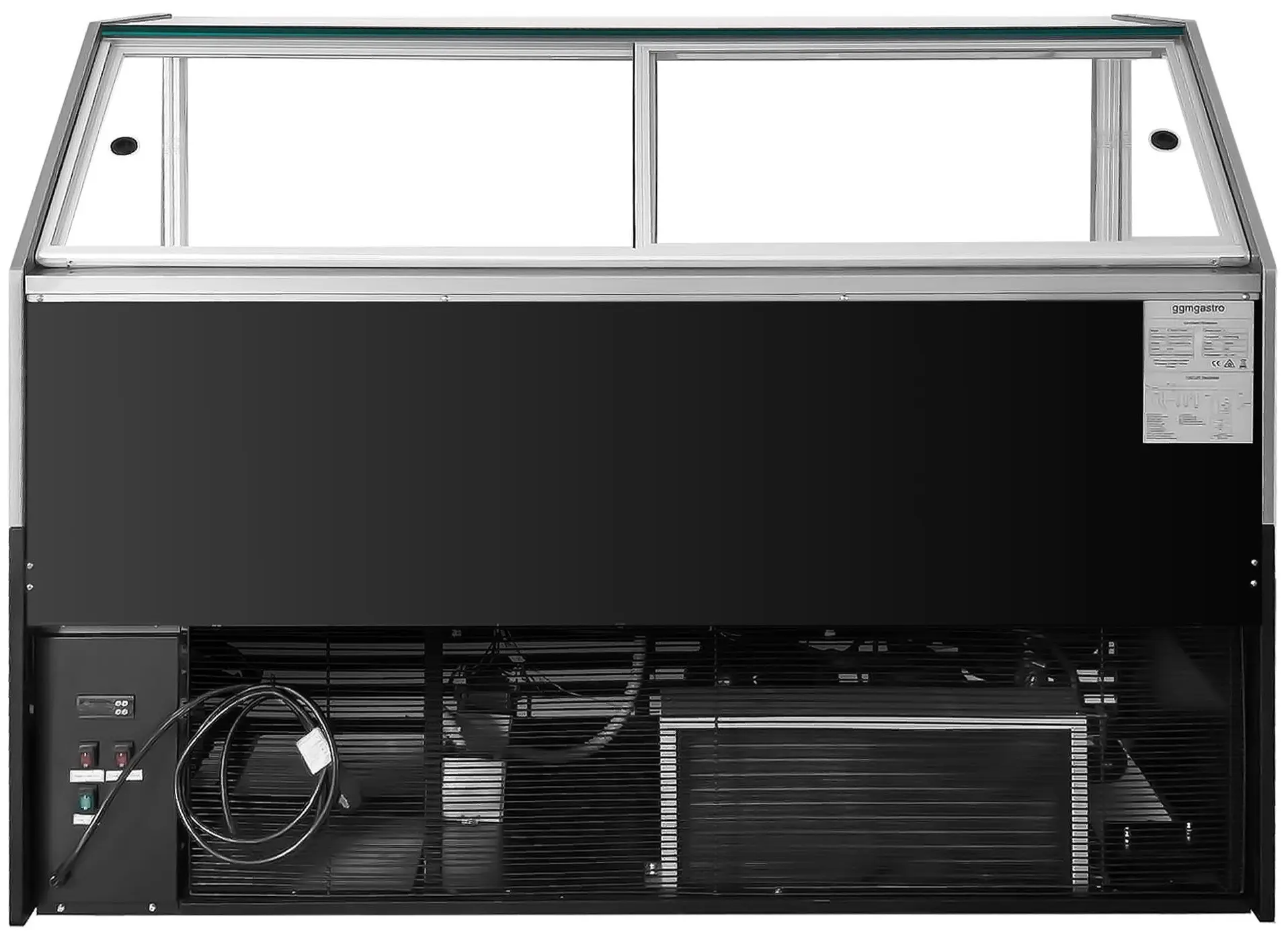 Vitrina pentru inghetata GGM Gastro Theo ETHA1710SN (Black) - 3