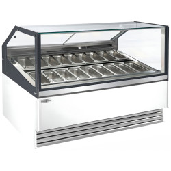 Витрина для мороженого GGM Gastro Theo ETHA1710W (White) Thumb
