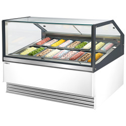 Витрина для мороженого GGM Gastro Theo ETHA1710W (White) Thumb