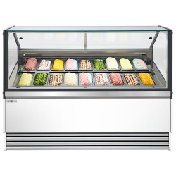 Витрина для мороженого GGM Gastro Theo ETHA1710W (White) Thumb