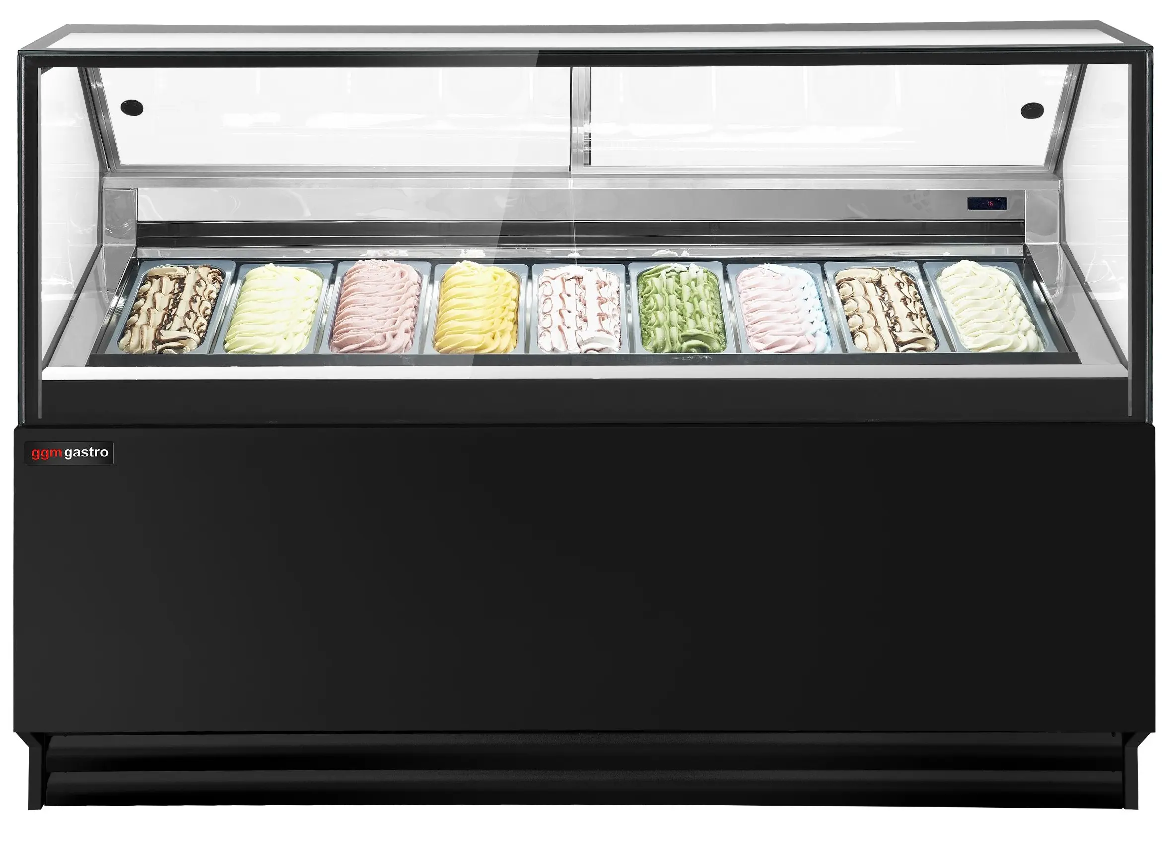 Витрина для мороженого GGM Gastro Theo ETHA1810SN (Black) - 3