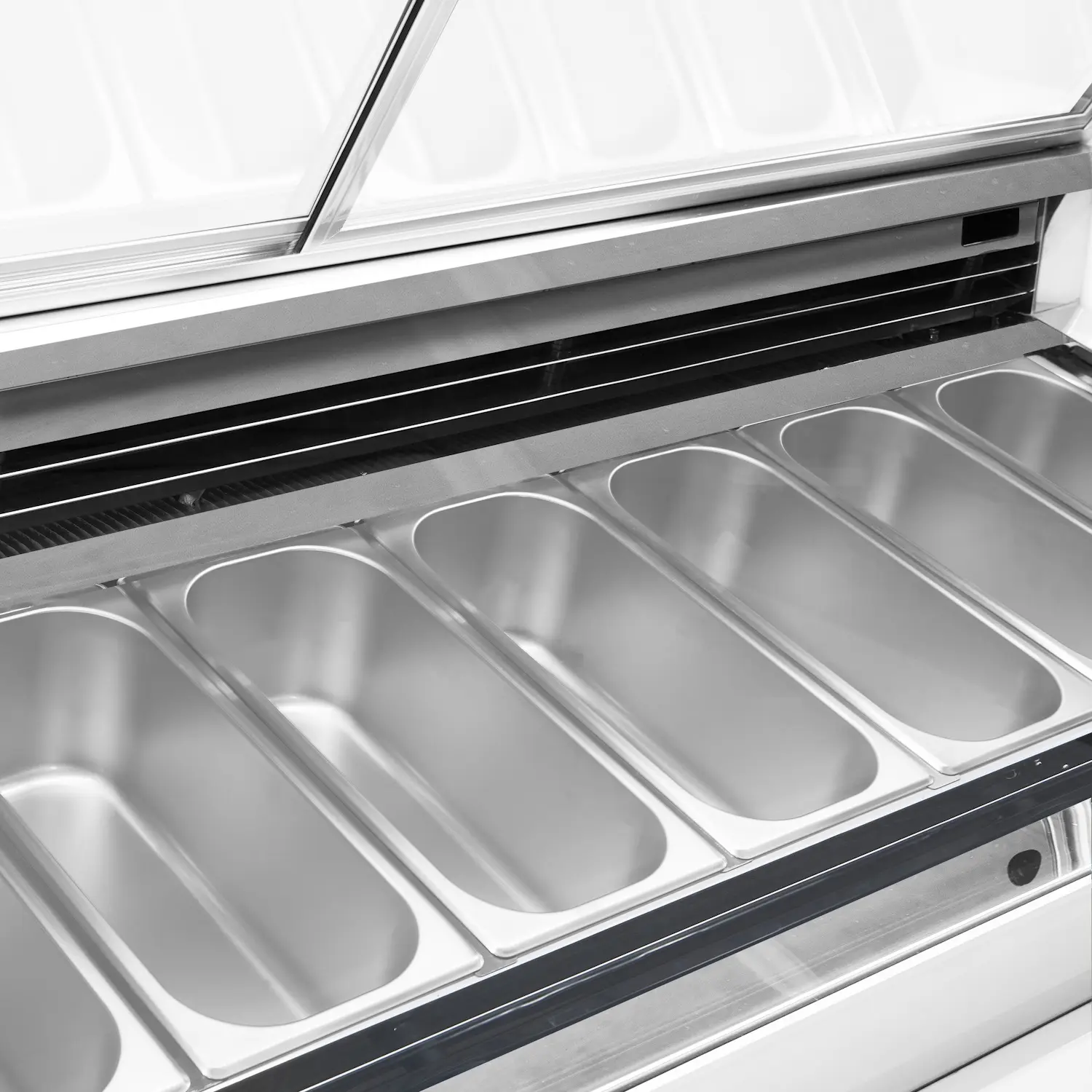 Витрина для мороженого GGM Gastro Theo ETHA1810W (White) - 7