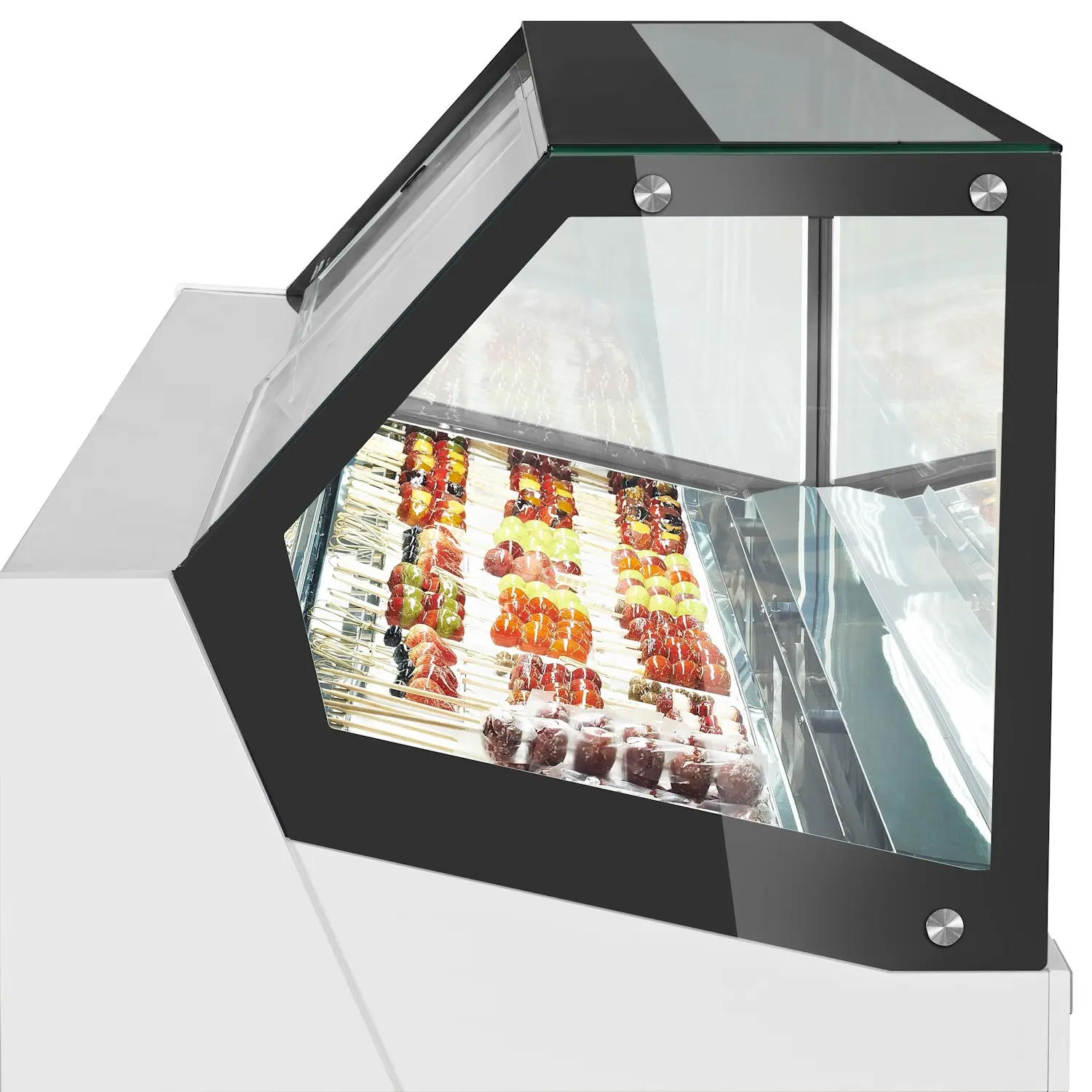 Витрина для мороженого GGM Gastro Theo ETHA1810W (White) - 9