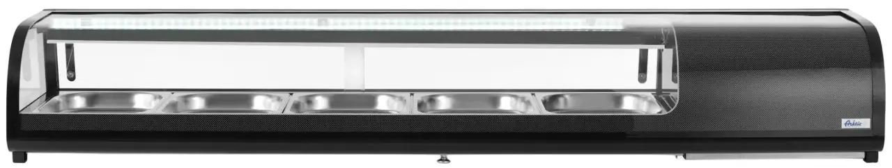 Vitrina frigorifica pentru sushi Hendi Arktic 274040 (Black)