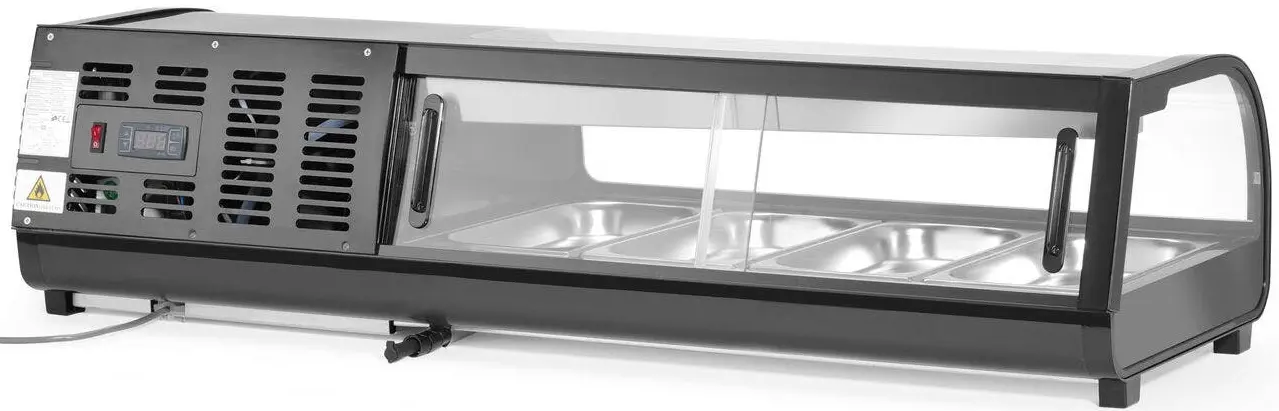 Vitrina frigorifica pentru sushi Hendi Arktic 274071 (Black)