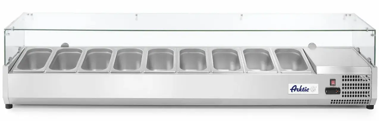 Vitrina frigorifica Hendi Arktic 232996 (Inox)