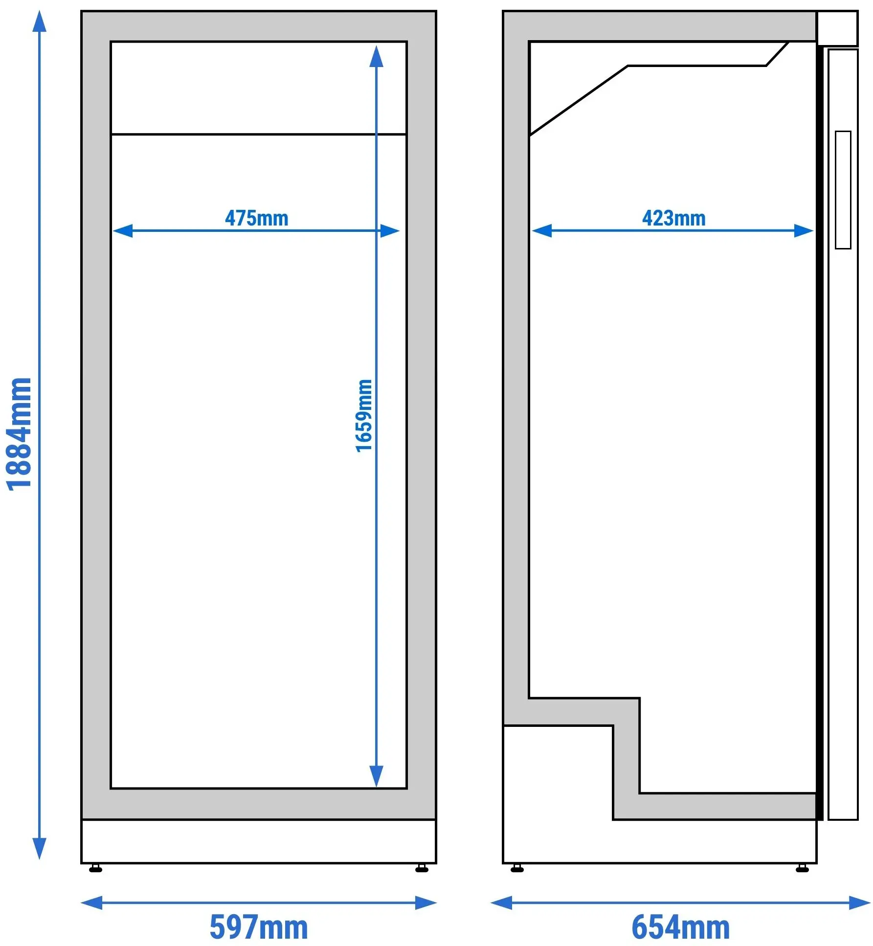Vitrina frigorifica pentru bauturi Liebherr Performance MRFvc 4011-20 (White) - 6