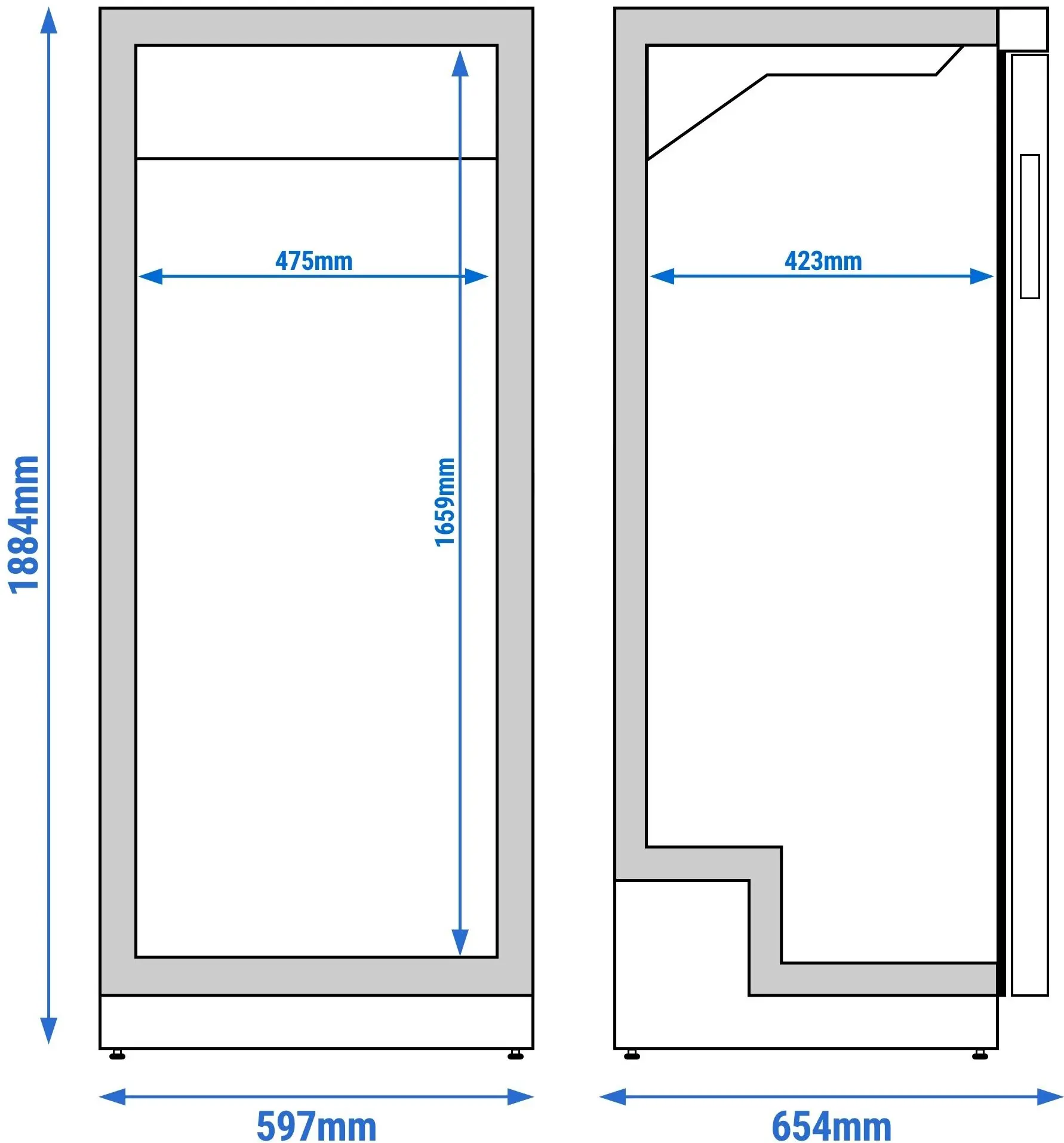 Vitrina frigorifica pentru bauturi Liebherr Performance MRFvd 4011-20 (Grey) - 6