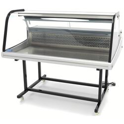 Vitrină frigorifică Maxima 9400821 (Black/Inox)