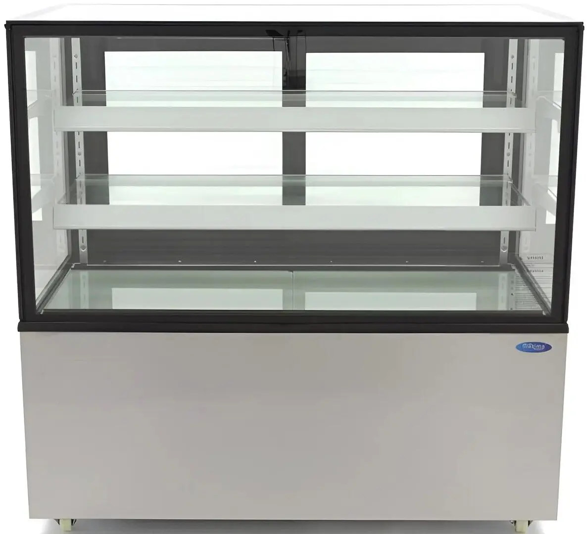 Vitrină frigorifică Maxima 9400838 (Inox/Black)