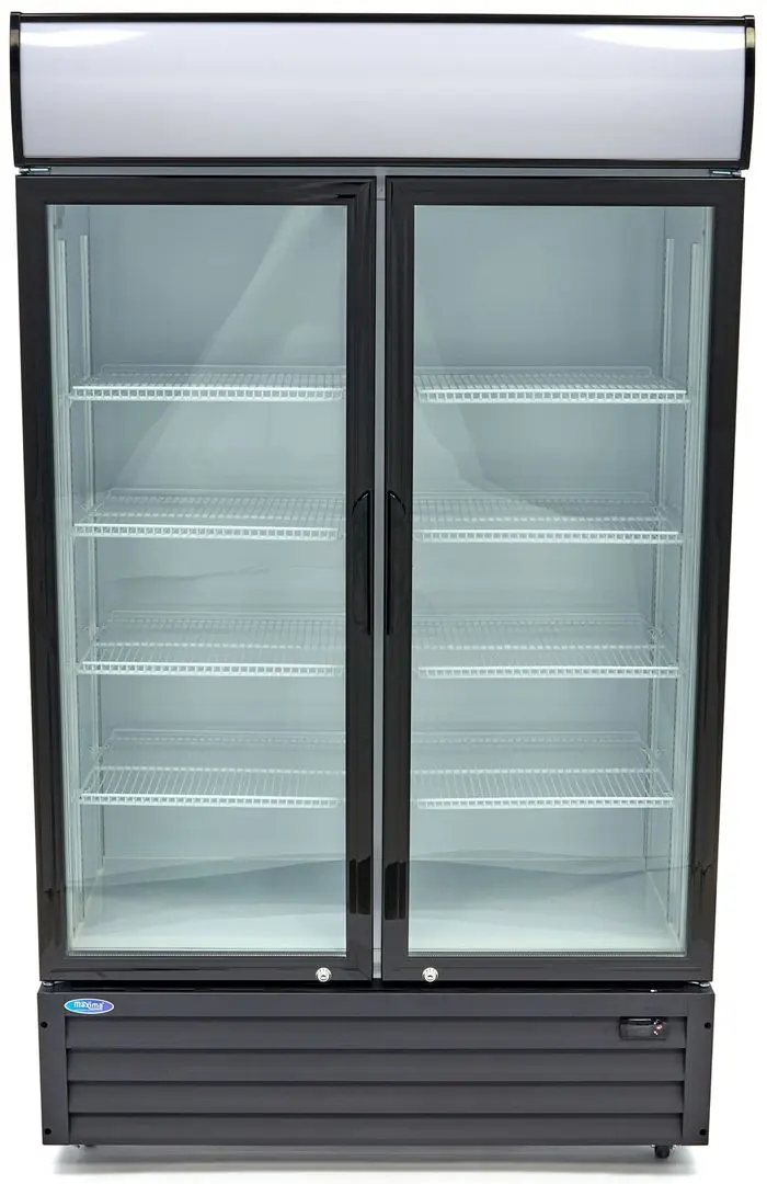 Frigider bar Maxima Bottle Cooler 700L (Black/Grey)