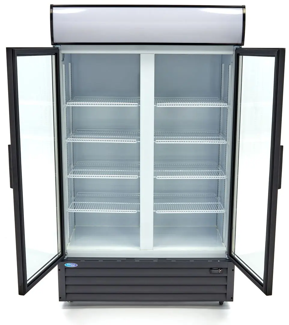 Frigider bar Maxima Bottle Cooler 700L (Black/Grey)