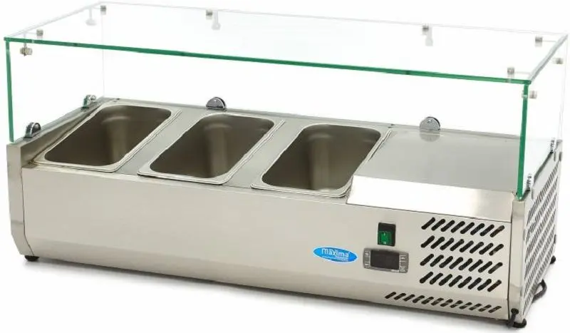 Vitrina frigorifica Maxima 09400317 (Inox)