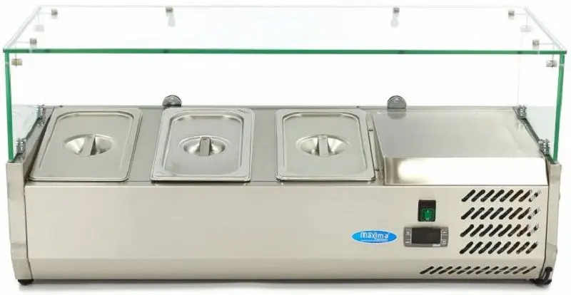 Vitrina frigorifica Maxima 09400317 (Inox)