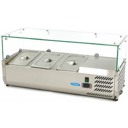 Vitrina frigorifica Maxima 09400317 (Inox)