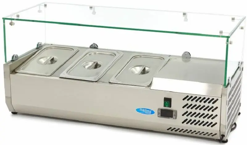 Vitrina frigorifica Maxima 09400317 (Inox)