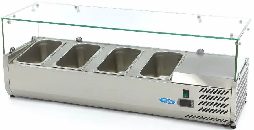 Vitrina frigorifica Maxima 09400320 (Inox)