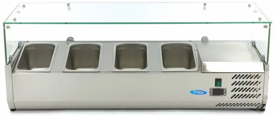 Vitrina frigorifica Maxima 09400320 (Inox)