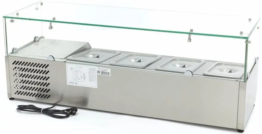 Vitrina frigorifica Maxima 09400320 (Inox)