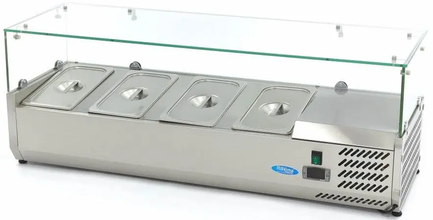 Vitrina frigorifica Maxima 09400320 (Inox)