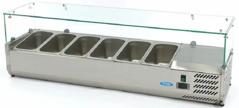 Vitrina frigorifica Maxima 09400323 (Inox)