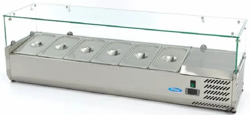 Vitrina frigorifica Maxima 09400323 (Inox)