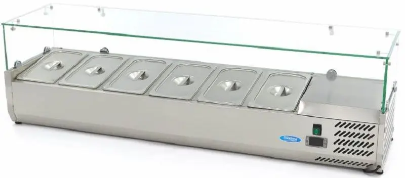 Vitrina frigorifica Maxima 09400326 (Inox)