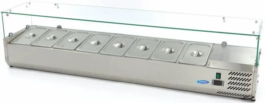 Vitrina frigorifica Maxima 09400332 (Inox)