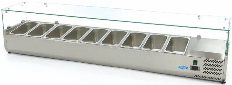 Vitrina frigorifica Maxima 09400335 (Inox)