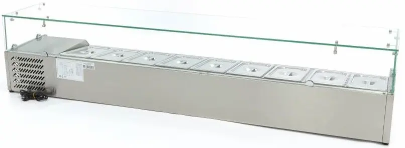 Vitrina frigorifica Maxima 09400335 (Inox)