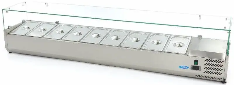 Vitrina frigorifica Maxima 09400335 (Inox)