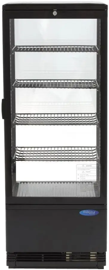 Vitrină frigorifică dulap Maxima 98L 9400811 (Black)