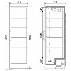 Vitrina frigiodica Snaige CD55DM-SV02DC (White/Black) Thumb