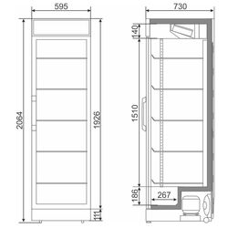 Vitrina frigorifica Snaige CD55DM-SV02RC (White/Black) Thumb
