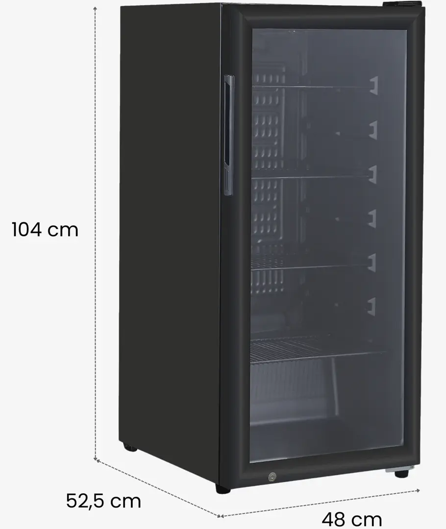 Vitrina frigorifica Starcrest SBC-160BK (Black)