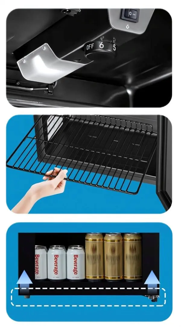 Vitrina frigorifica Starcrest SBC-9901BKE (Black)