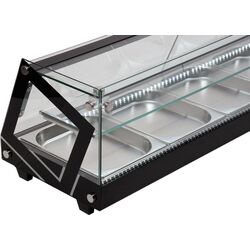 Холодильная витрина Yatogastro YG-05007 (Black/Inox) Thumb