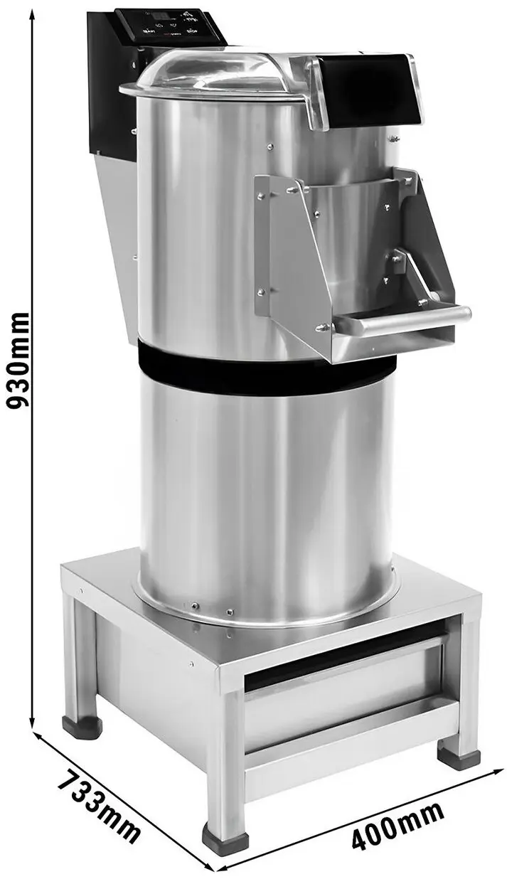 Masina de curatat cartofi GGM Gastro KSE10F (Inox) - 3