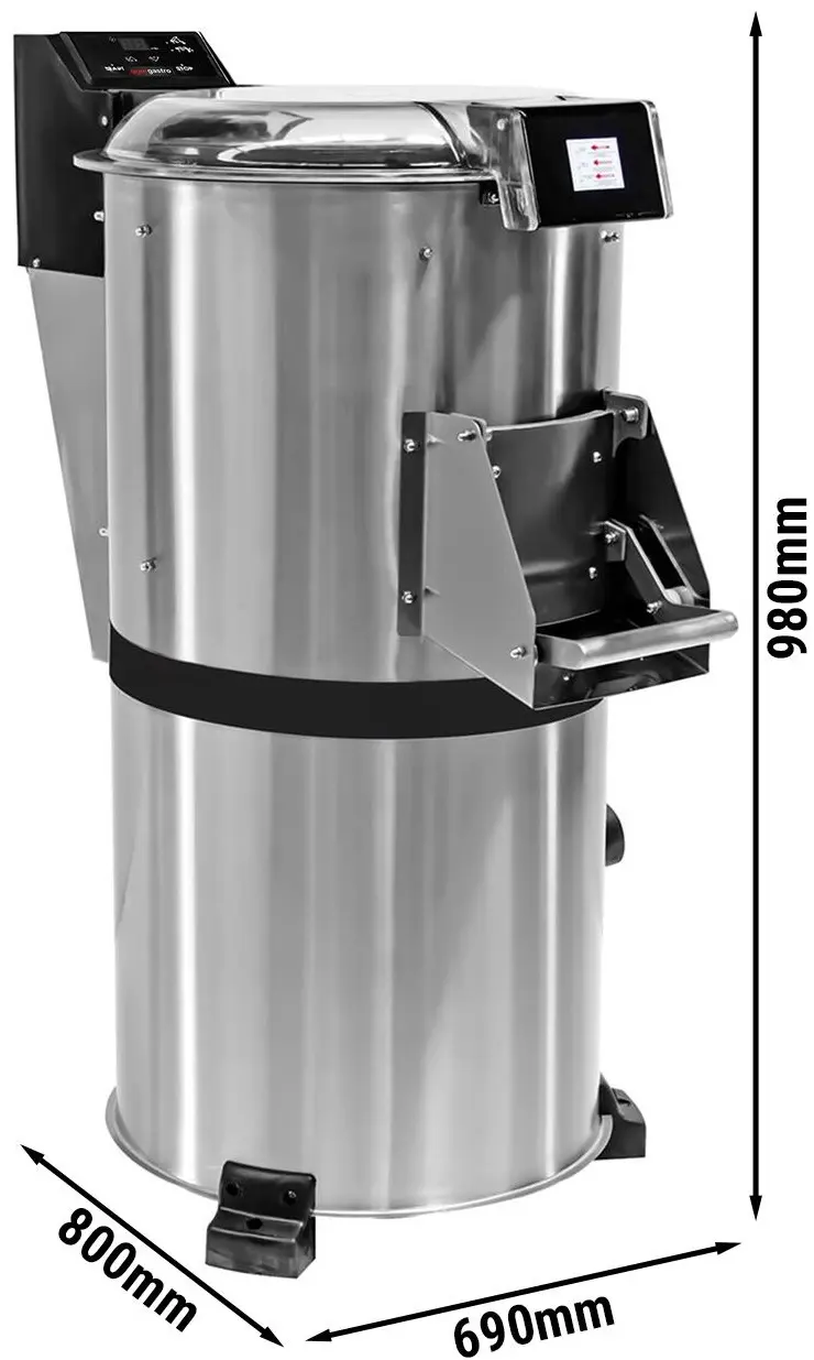 Masina de curatat cartofi GGM Gastro KSE20 (Inox) - 3