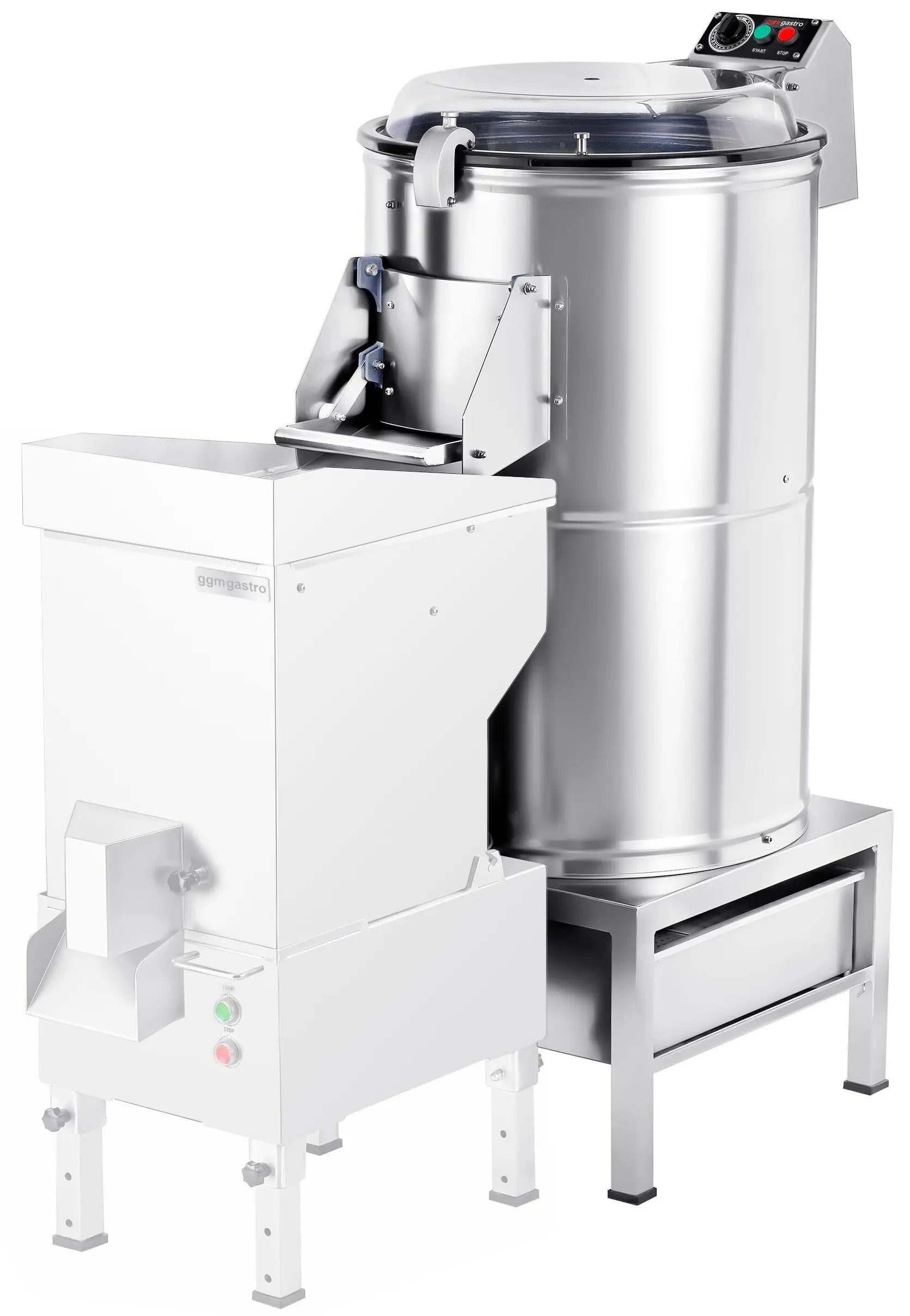 Masina de curatat cartofi GGM Gastro KSEOZ (Inox) - 6