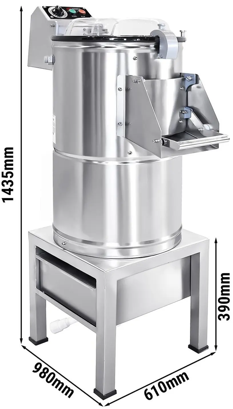 Masina de curatat cartofi GGM Gastro KSEOZ (Inox) - 7